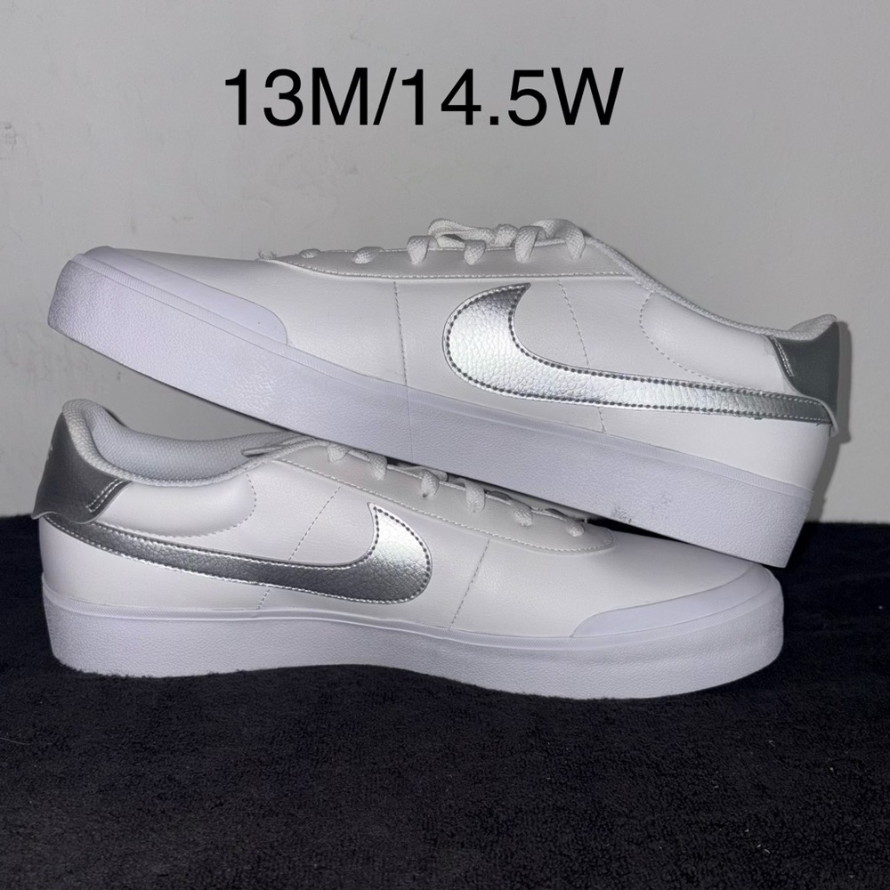 Nike Court Shot "White/Metallic Silver"
